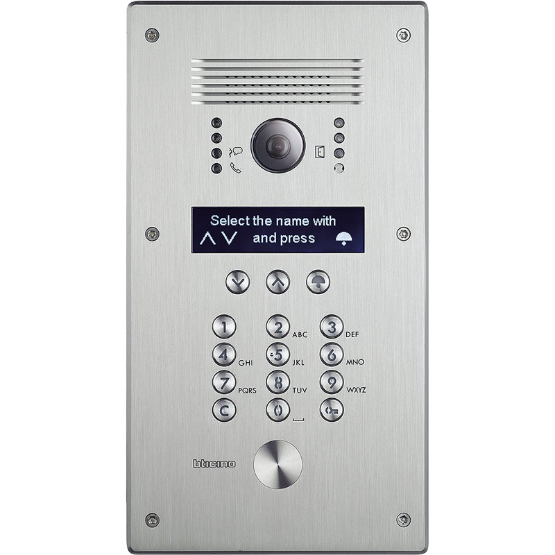 [BTI-308040] Bticino 308040 - Platine monobloc à défilement de noms Linea 300