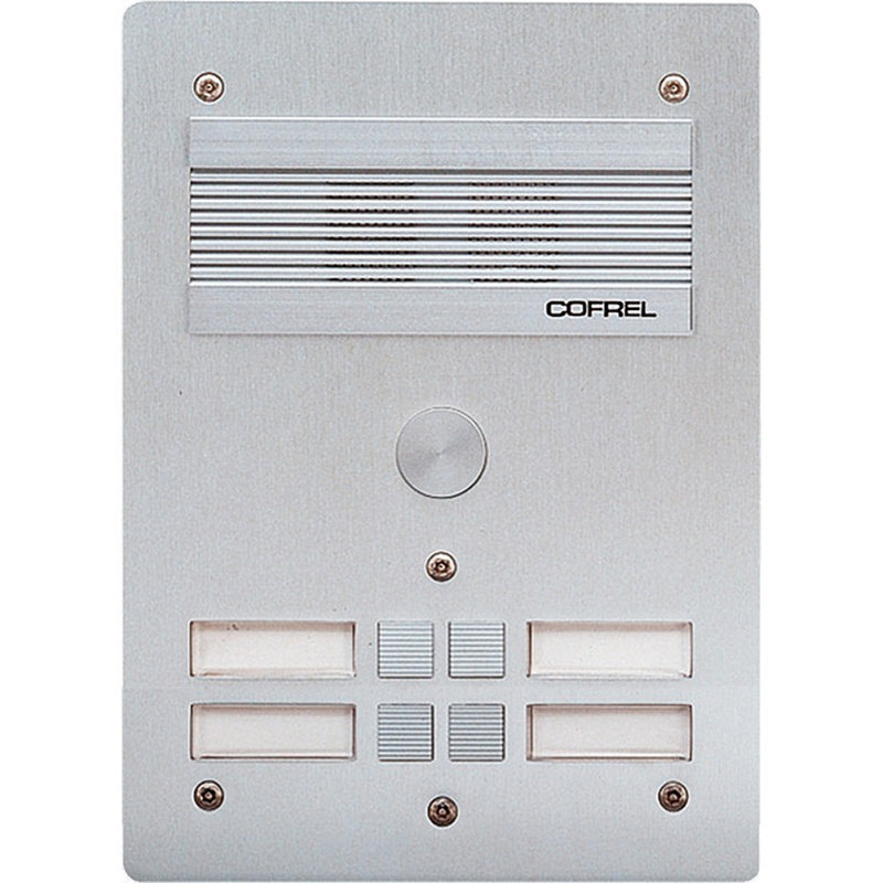 [BTI-308304] Bticino 308304 - Platine de rue Série 300 audio façade Alu 4mm 4 appels
