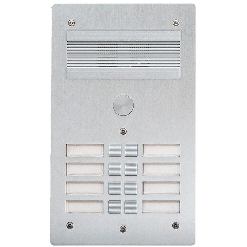 [BTI-308308] Bticino 308308 - Platine de rue Série 300 audio façade Alu 4mm 8 appels