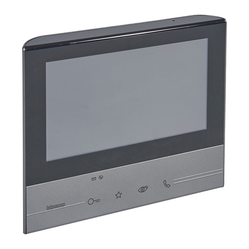[BTI-344613] Bticino 344613 - Poste intérieur vidéo couleur mains-libres 7pouces Classe 300 Basique Noir