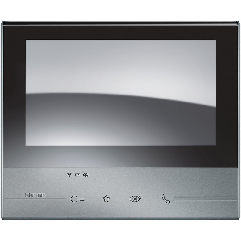 [BTI-BT344643] Bticino BT344643 - Poste intérieur couleur 7pouces tactile mémoire image Classe 300X connecté Noir
