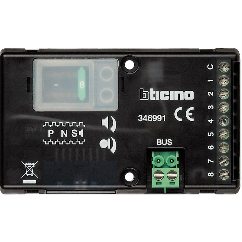 [BTI-346991] Bticino 346991 - Micro haut-parleur universel 8 appels platines Série 100, Série 200 ou Série 300