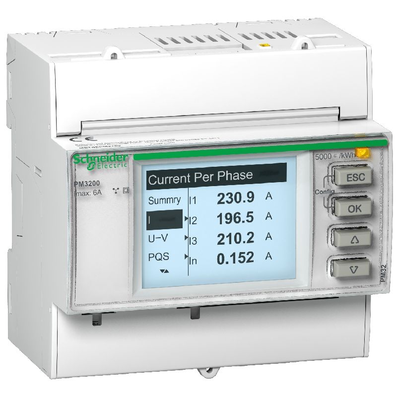 PowerLogic - centrale de mesure - PM3200 - modulai METSEPM3200