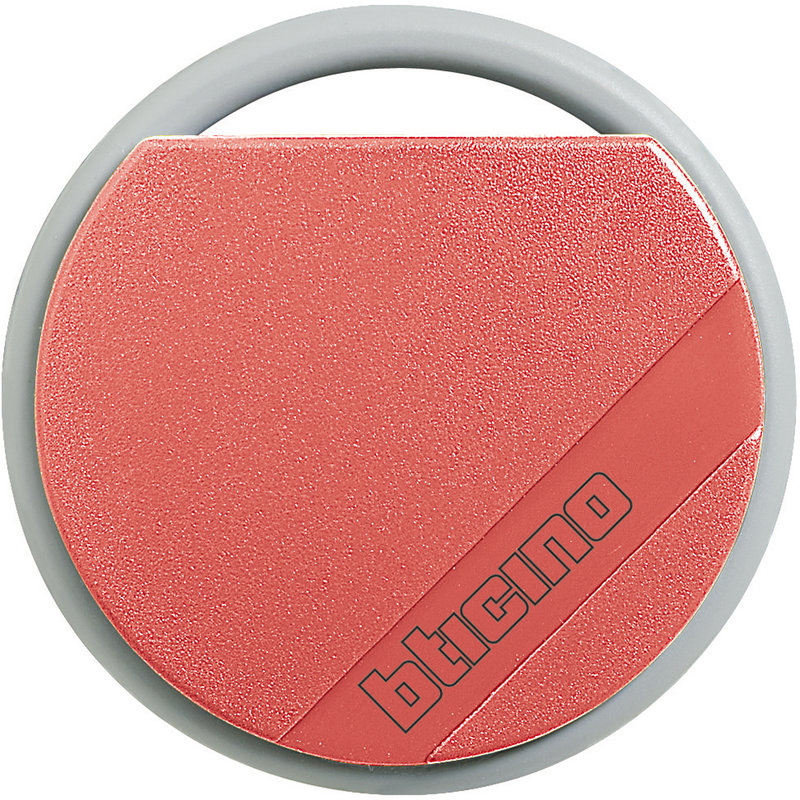 [BTI-348201] Bticino 348201 - Badge de proximité résidents 13,56MHz couleur rouge