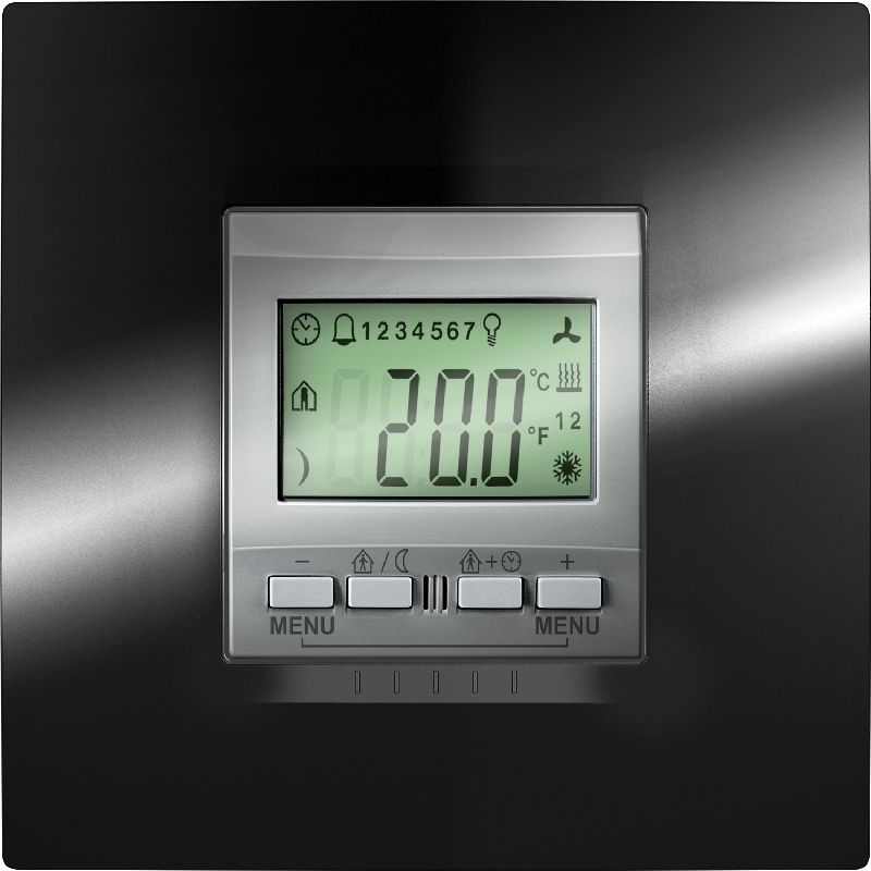 Unica KNX - contrôleur de température - aluminium MGU3.534.30
