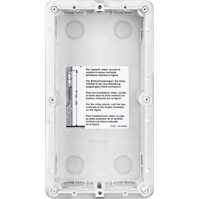 [BTI-350020] Bticino 350020 - Boîtier à encastrer Linea, Sfera New et Sfera - 2 modules