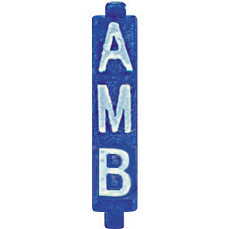 [BTI-3501/AMB] Bticino 3501/AMB - Jeu de 10 cavaliers de configuration pour système BUS avec marquage AMB