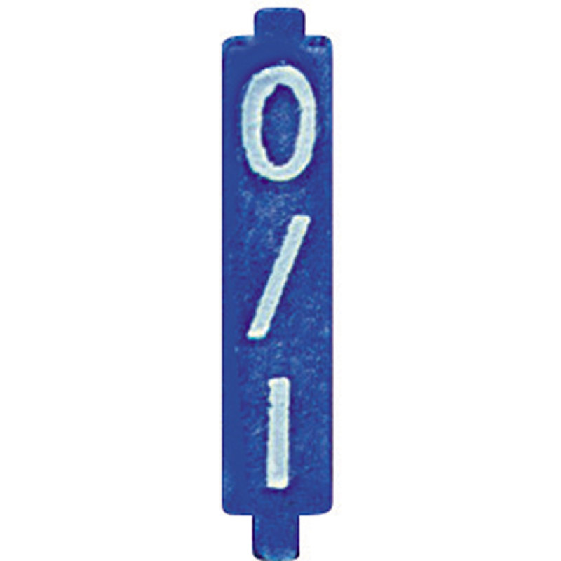 [BTI-3501/OI] Bticino 3501/OI - Jeu de 10 cavaliers de configuration pour système BUS avec marquage O et I