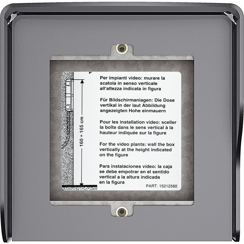 [BTI-350613] Bticino 350613 - Boîtier mural Sfera New - 1 module Allstreet