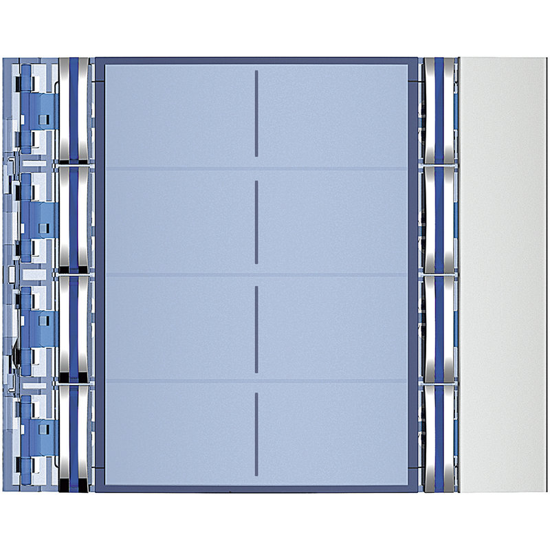 [BTI-352181] Bticino 352181 - Façade Sfera New pour module électronique audio 8 appels sur 2 rangées Allmetal