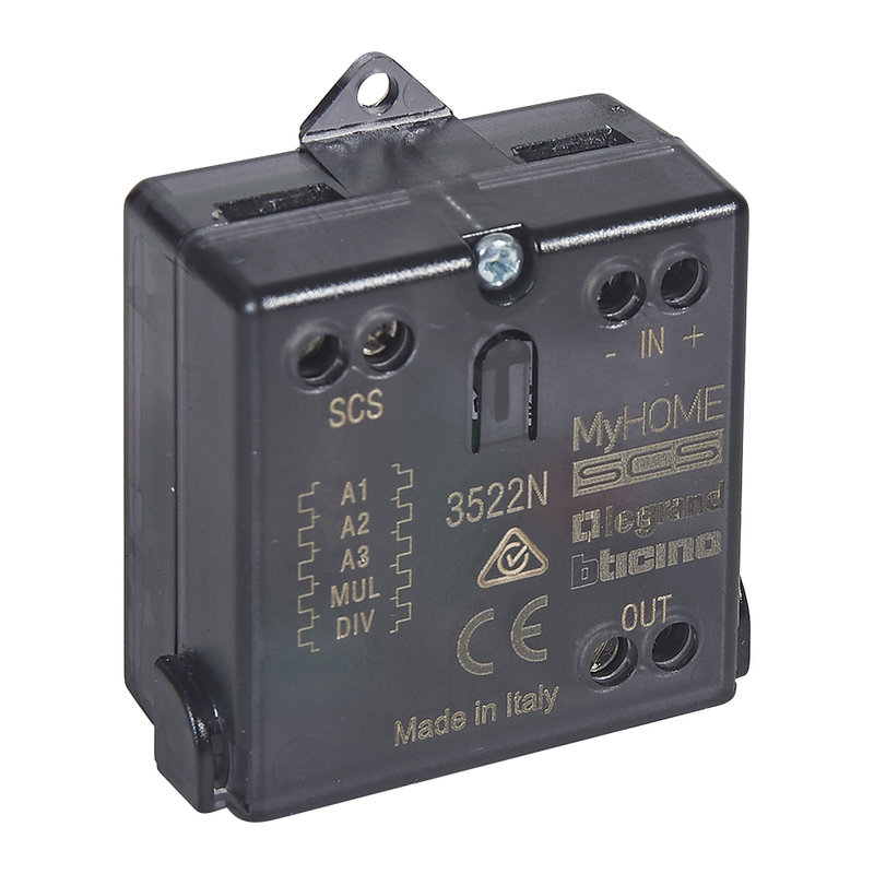 Bticino 3522N - Interface de comptage à impulsion MyHOME_Up