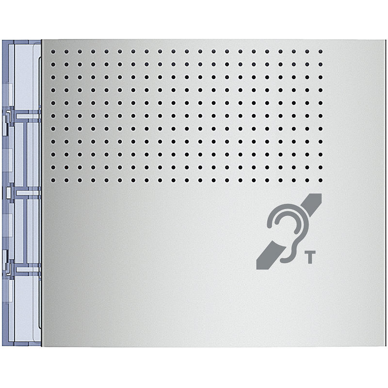 [BTI-352701] Bticino 352701 - Façade Sfera New pour module boucle inductive et synthèse vocale Allmetal