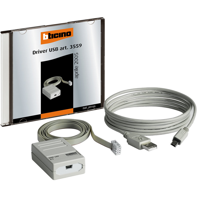 [BTI-3559] Bticino 3559 - Câble de raccordement USB pour BUS 2 fils