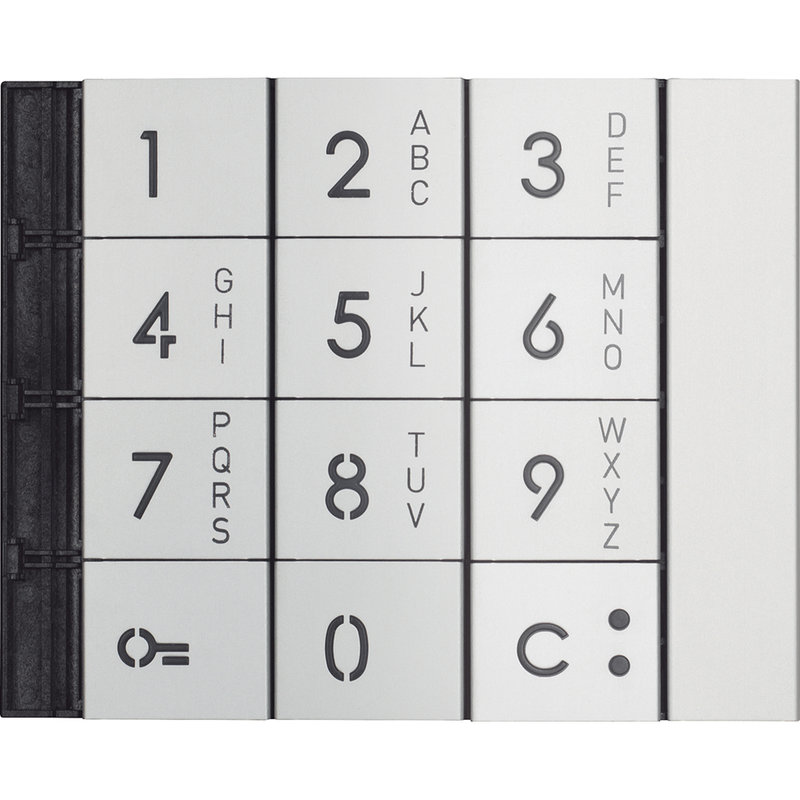 [BTI-BT353011] Bticino BT353011 - Façade alphanumérique du clavier métal - Sfera New