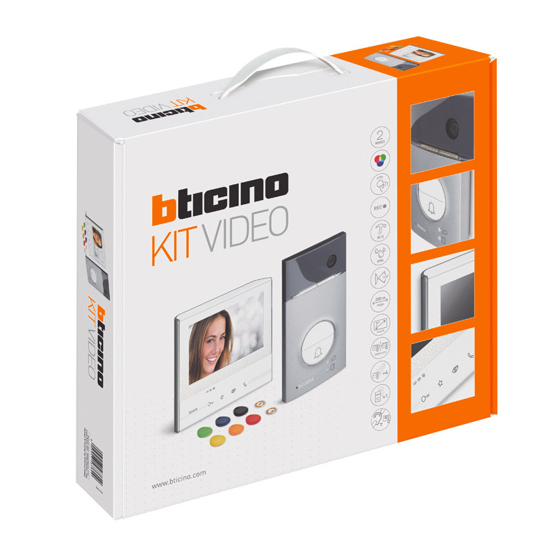 [BTI-BT363611] Bticino BT363611 - Kit villa visiophone Classe300 Evolué avec journal visites et contrôle d'accès