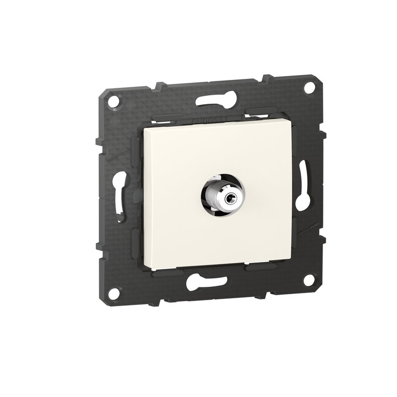 [BTI-BTAL41DD] Bticino BTAL41DD - Prise télévision simple type F à visser Altège - finition Neige