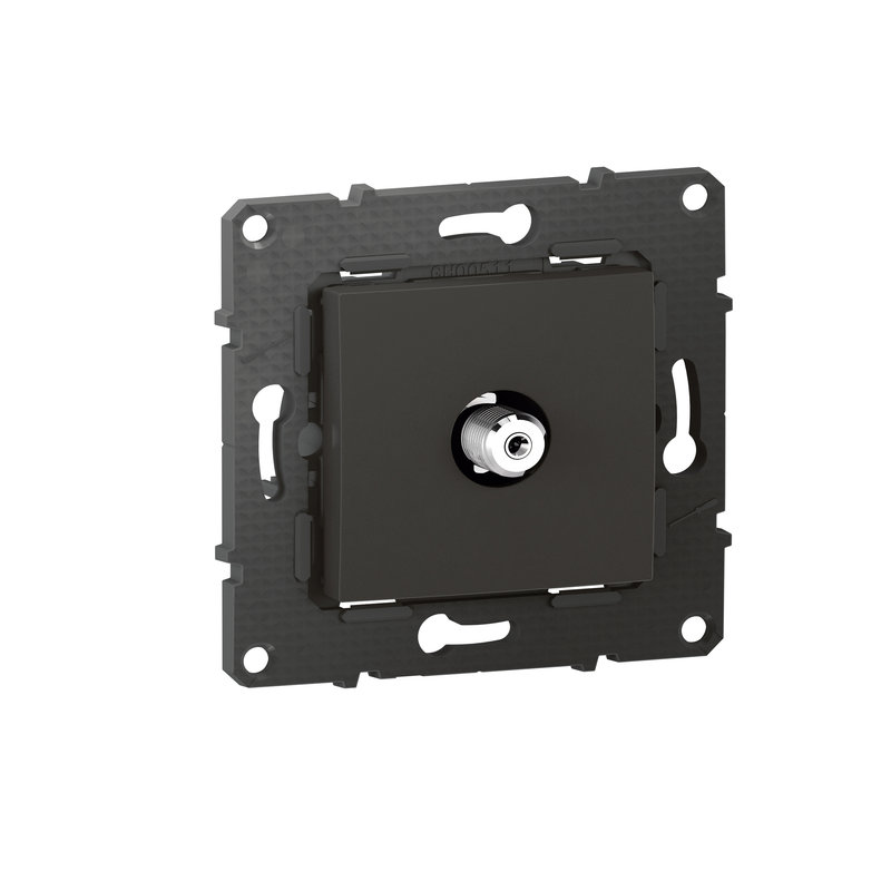 [BTI-BTAL41SD] Bticino BTAL41SD - Prise télévision simple type F à visser Altège - finition Nuit