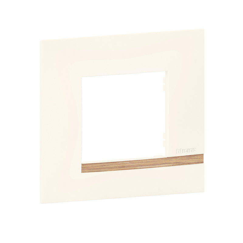 [BTI-BTAL9NB1] Bticino BTAL9NB1 - Plaque Altège Collection Mezzo 1 poste finition Note boisée