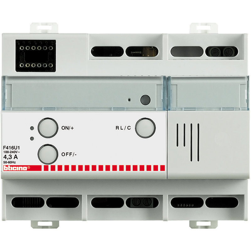 [BTI-F416U1] Bticino F416U1 - Actionneur modulaire variateur 1 sortie 40W à 1000W MyHOME_Up - 6 modules