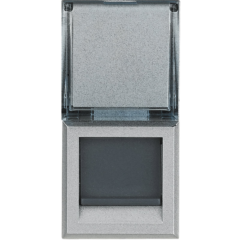[BTI-HC4279C6S] Bticino HC4279C6S - Prise RJ45 Axolute catégorie 6 STP - finition Alu - 1 module