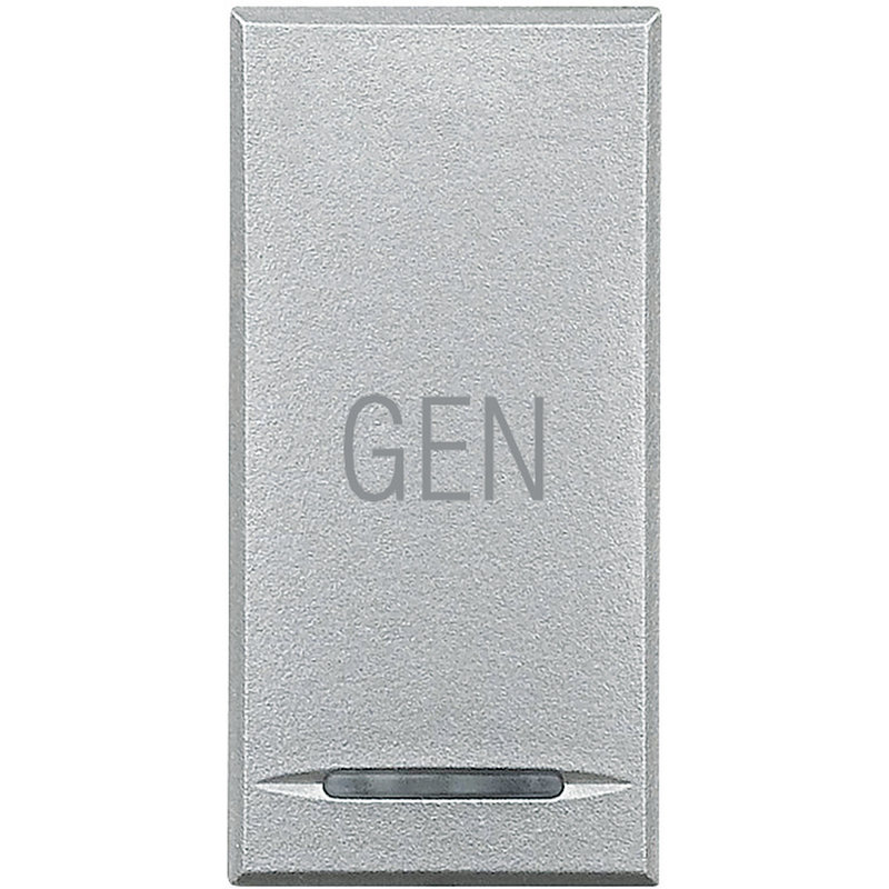 [BTI-HC4915AC] Bticino HC4915AC - Manette Axolute symbole GEN 1 module - Alu