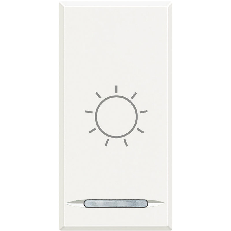 [BTI-HD4915BA] Bticino HD4915BA - Manette Axolute symbole lumière type poussoir 1 module - White