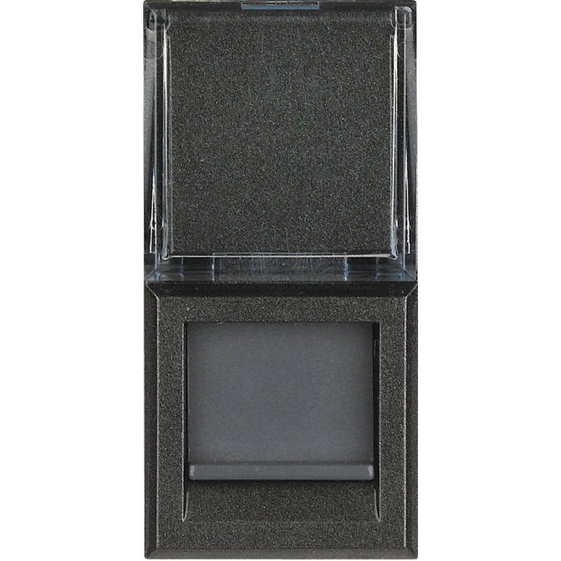 [BTI-HS4279C6A] Bticino HS4279C6A - Prise RJ45 Axolute catégorie 6A STP - finition Anthracite - 1 module