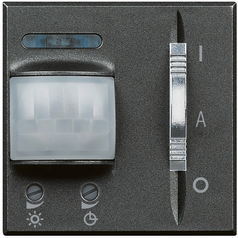 [BTI-HS4432] Bticino HS4432 - Détecteur 3 fils avec neutre avec dérogation Axolute 2 modules - Anthracite