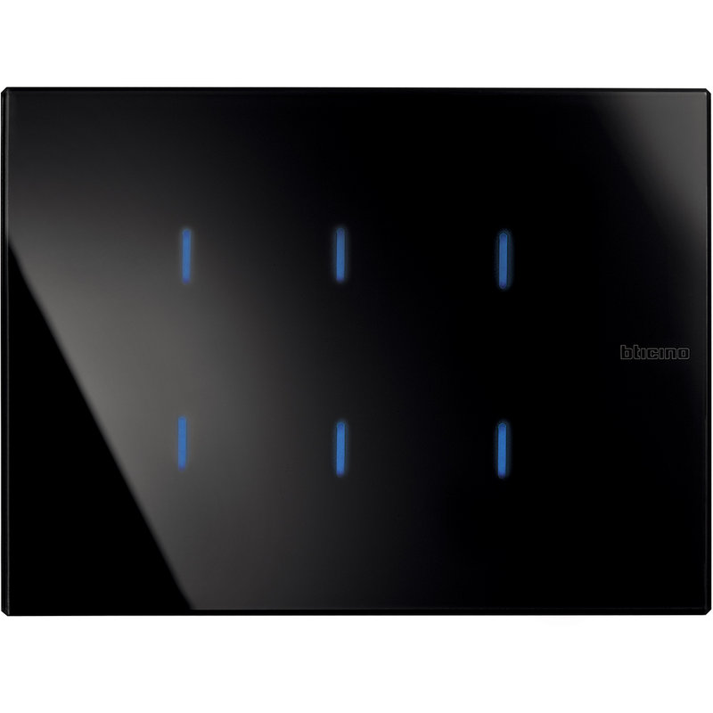 [BTI-HS4657M3] Bticino HS4657M3 - Commande tactile Axolute BUS version 6 fonctions - Nighter