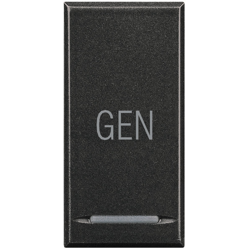 [BTI-HS4915AC] Bticino HS4915AC - Manette Axolute symbole GEN 1 module - Anthracite