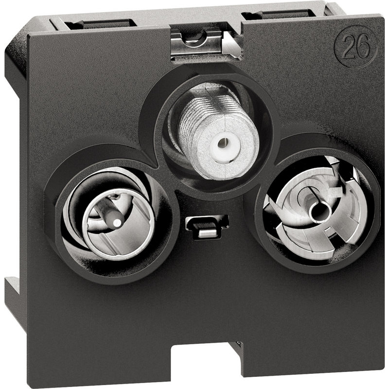 [BTI-BTK4210M2D] Bticino BTK4210M2D - Prise télévision TV-R-SAT Living Now - 2 modules