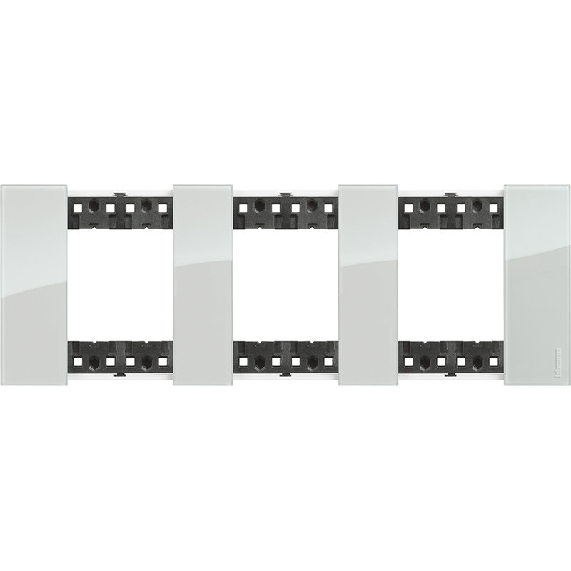 [BTI-BTKA4802M3DA] Bticino BTKA4802M3DA - Plaque de finition Living Now Collection Les Blancs 3x2 modules finition Ciel