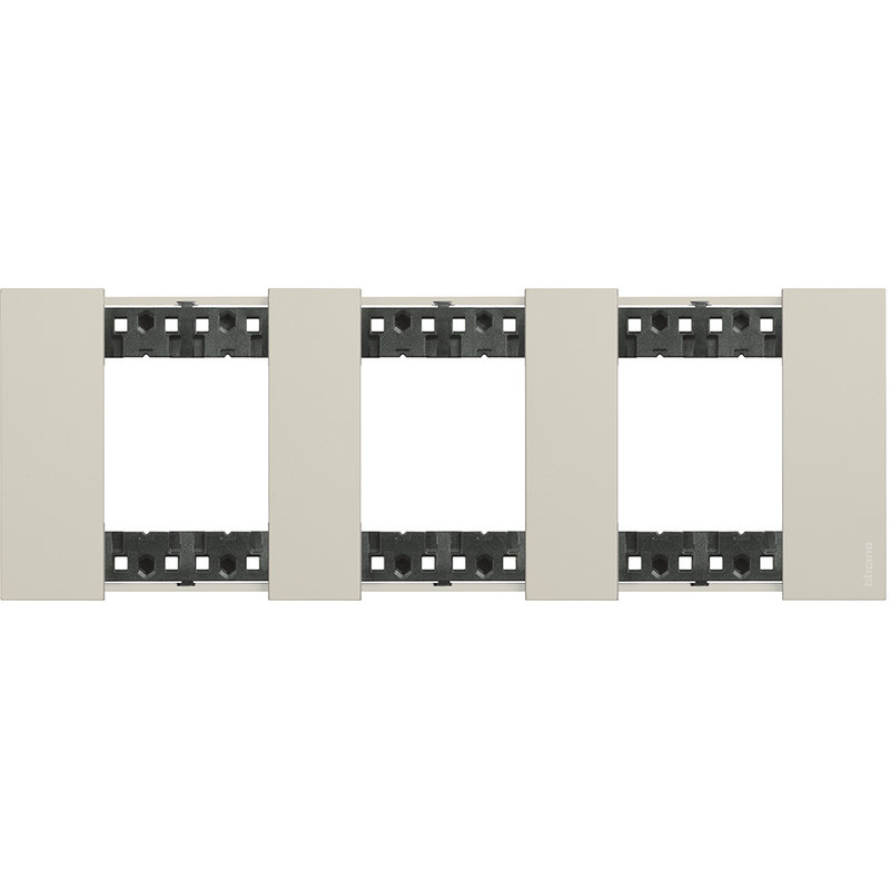 [BTI-BTKA4802M3KM] Bticino BTKA4802M3KM - Plaque de finition Living Now Collection Les Sables 3x2 modules finition Sable