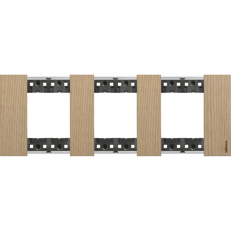 [BTI-BTKA4802M3LM] Bticino BTKA4802M3LM - Plaque de finition Living Now Collection Les Sables 3x2 modules finition Chêne