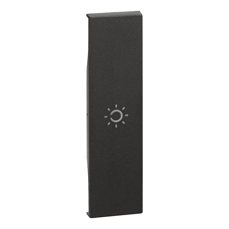 [BTI-BTKG01A] Bticino BTKG01A - Enjoliveur Living Now avec symbole lumière MyHOME_Up 1 module - noir