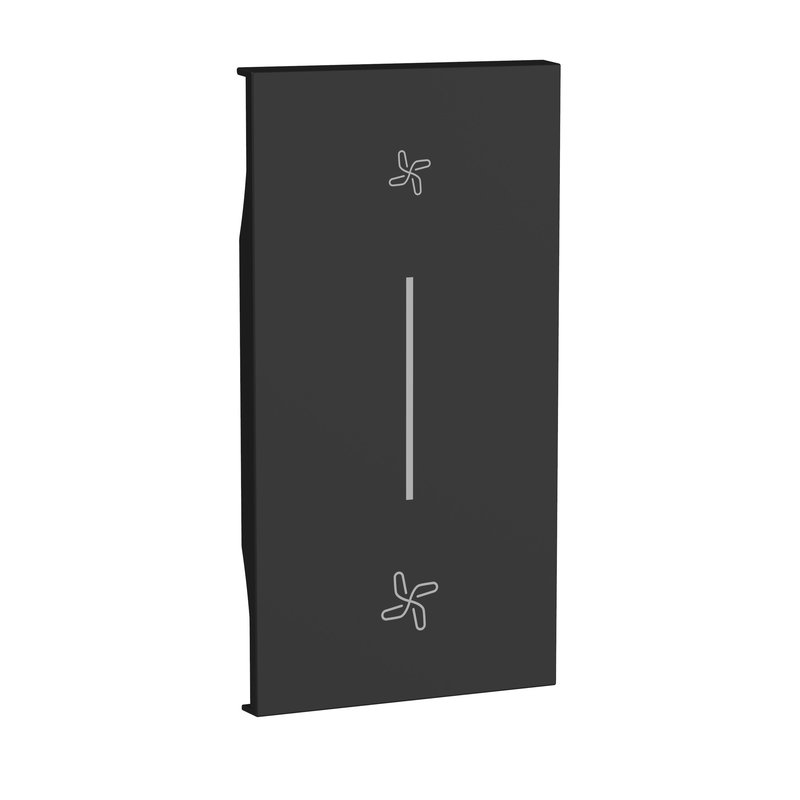 [BTI-BTKG05M2VMC] Bticino BTKG05M2VMC - Enjoliveur Living Now pour poussoir VMC 2 modules - noir