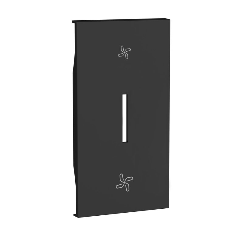 [BTI-BTKG06M2VMC] Bticino BTKG06M2VMC - Enjoliveur Living Now pour interrupteur VMC 2 modules - noir