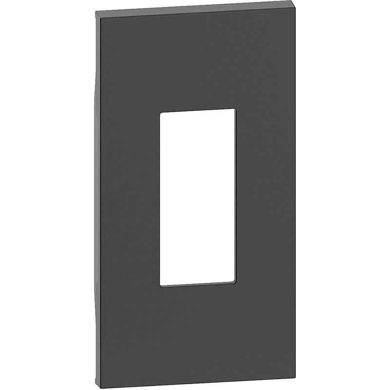 [BTI-BTKG07M2] Bticino BTKG07M2 - Plastron de finition Living Now pour prise RJ45 2 modules - noir