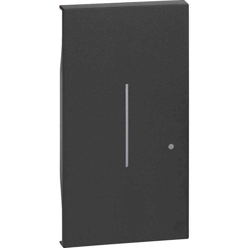 [BTI-BTKG33M2] Bticino BTKG33M2 - Enjoliveur Living Now with Netatmo pour interrupteur variateur 2 modules - noir