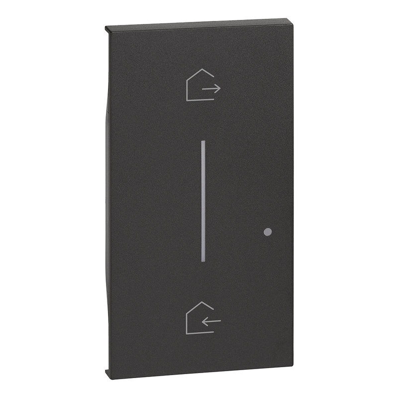 [BTI-BTKG40M2] Bticino BTKG40M2 - Enjoliveur Living Now with Netatmo pour commande départ/arrivée 2 modules - noir