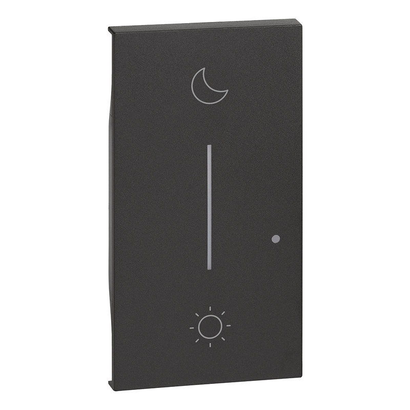 [BTI-BTKG41M2] Bticino BTKG41M2 - Enjoliveur Living Now with Netatmo pour commande lever/coucher 2 modules - noir