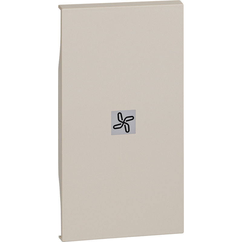 [BTI-BTKM01M2RN] Bticino BTKM01M2RN - Enjoliveur Living Now avec marquage ventilateur 2 modules - sable