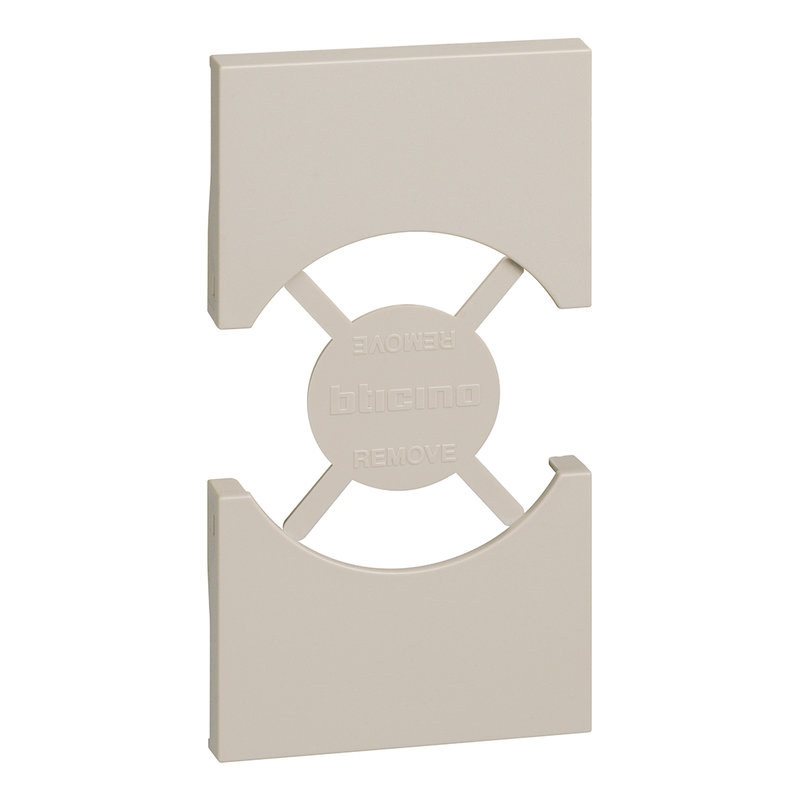 [BTI-BTKM03] Bticino BTKM03 - Enjoliveur Living Now pour prise standard italien/germanique 2 modules - sable