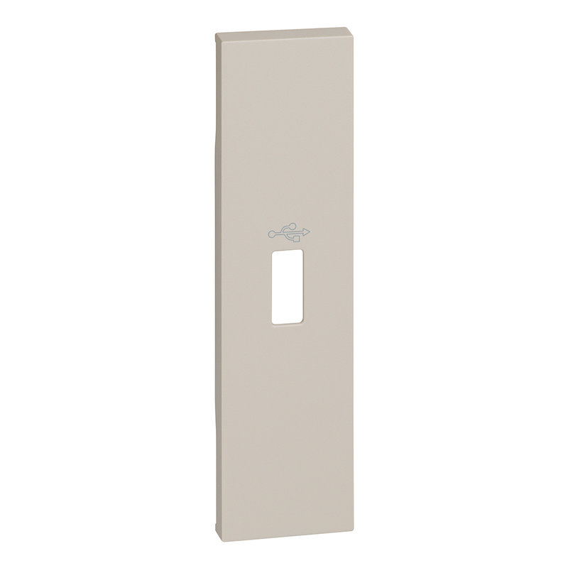[BTI-BTKM10P] Bticino BTKM10P - Enjoliveur Living Now pour prise USB 1 module - sable