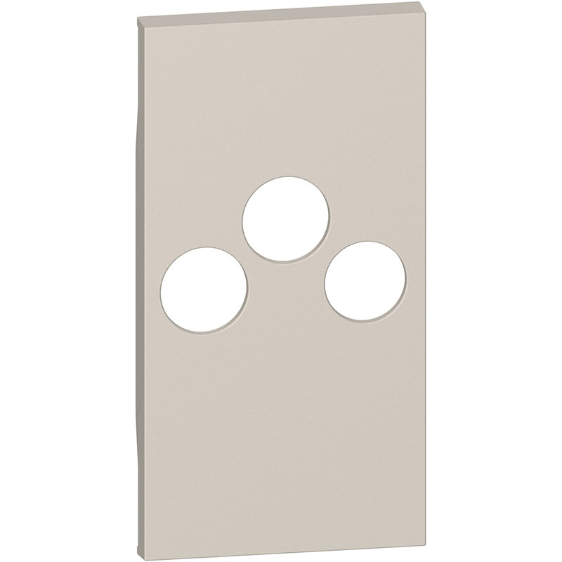 [BTI-BTKM26M2] Bticino BTKM26M2 - Enjoliveur Living Now pour prise TV-R-SAT 2 modules - sable