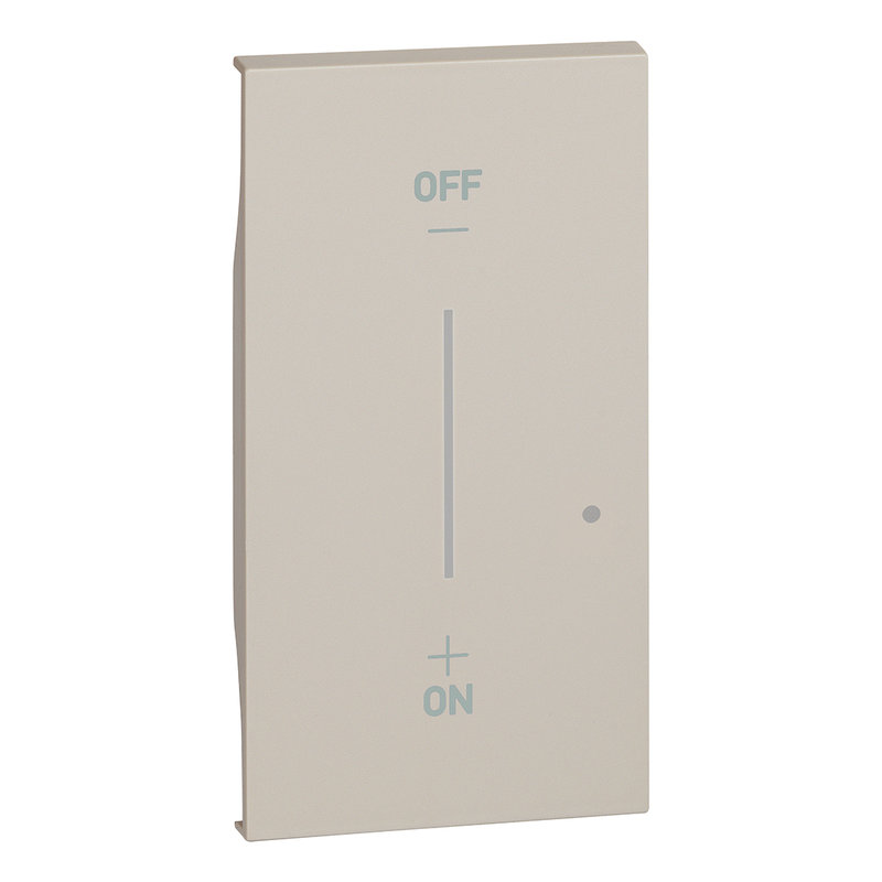 [BTI-BTKM33M2] Bticino BTKM33M2 - Enjoliveur Living Now with Netatmo pour interrupteur variateur 2 modules - sable