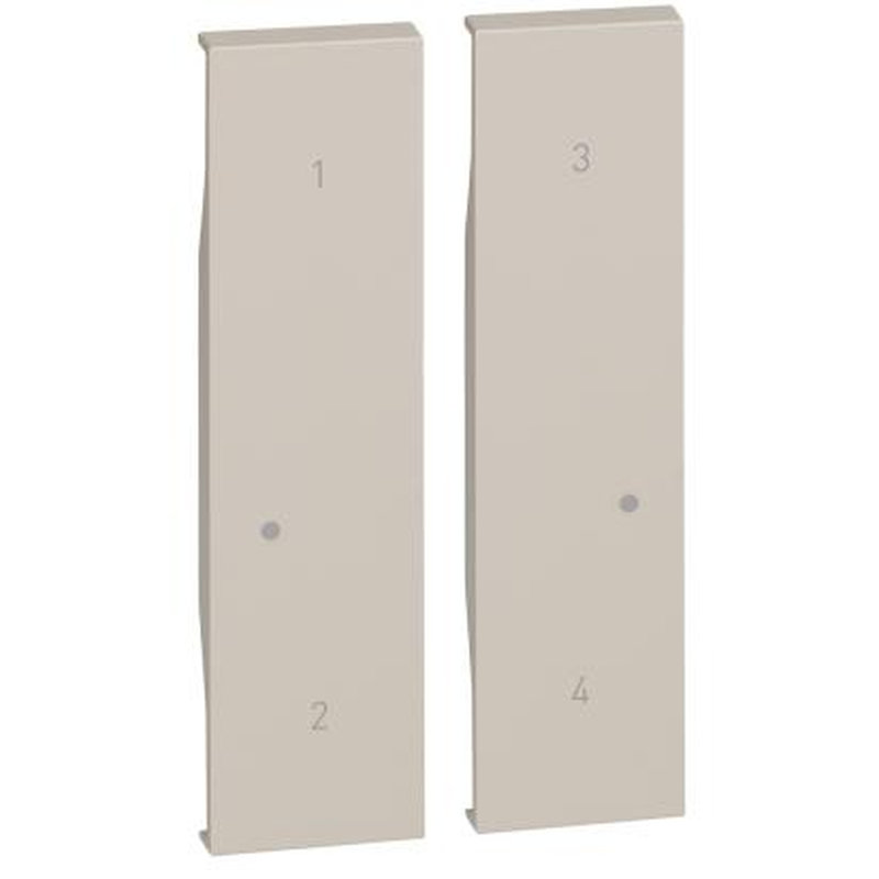 [BTI-BTKM37M2] Bticino BTKM37M2 - Enjoliveur Living Now with Netatmo pour commande 4 scenarios 2 modules - sable