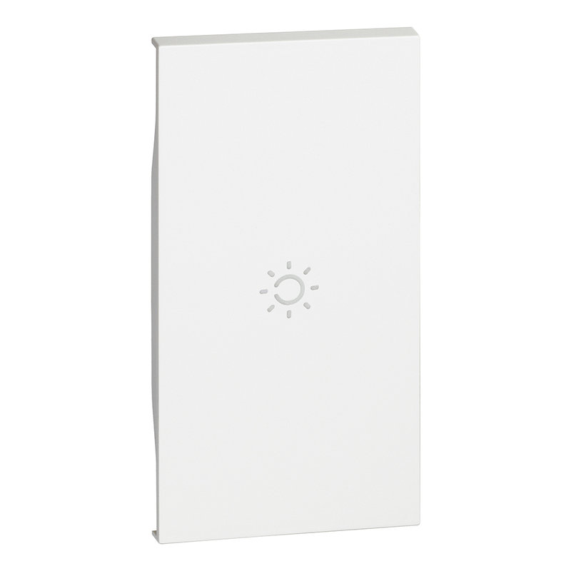 [BTI-BTKW01M2A] Bticino BTKW01M2A - Enjoliveur Living Now avec marquage lumière 2 modules - blanc