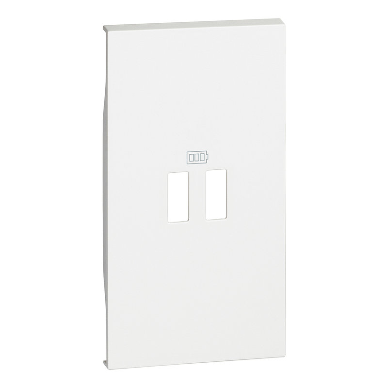 [BTI-BTKW12C] Bticino BTKW12C - Enjoliveur Living Now pour prise USB 2 modules - blanc
