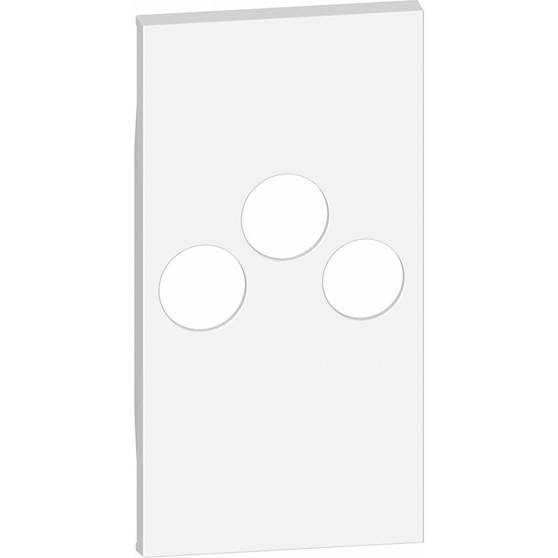 [BTI-BTKW26M2] Bticino BTKW26M2 - Enjoliveur Living Now pour prise TV-R-SAT 2 modules - blanc